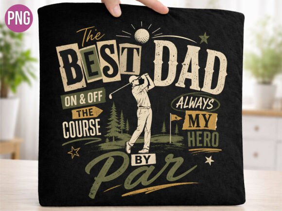 Download Best Dad Golf Par Hero Father T-shirt - Father Collection