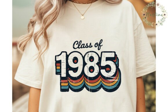Download Class of 1985 Retro Distressed PNG - 1985 Collection