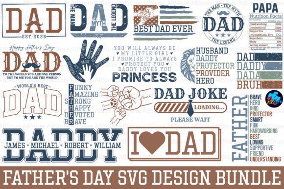 Download Father's Day SVG Design Bundle - Father Collection