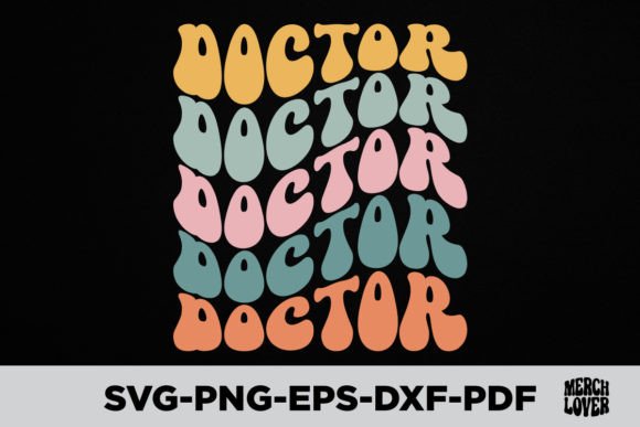 Download Groovy Retro Wavy Doctor T-Shirt Design - Groovy Collection