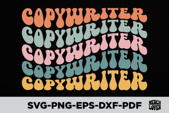 Download Groovy Retro Wavy Copywriter T-Shirt - Groovy Collection