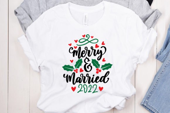 Download Merry and Married SVG Cut File - Premium Resources
