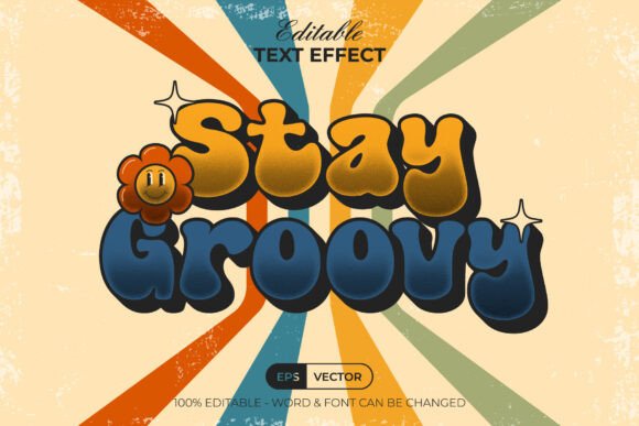 Download Stay Groovy Text Effect - Groovy Collection