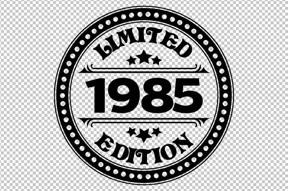 Download Limited Edition 1985 SVG EPS PNG - 1985 Collection