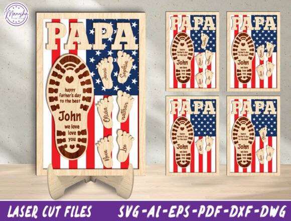 Download Personalized Father’s Day Laser Cut File - Father Collection