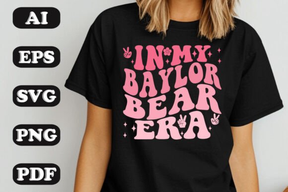 Download In My Baylor Bear Era Groovy Retro Wavy - Groovy Collection