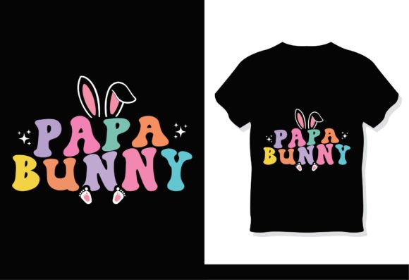 Download Papa Bunny Svg Sublimation Groovy Shirt - Groovy Collection