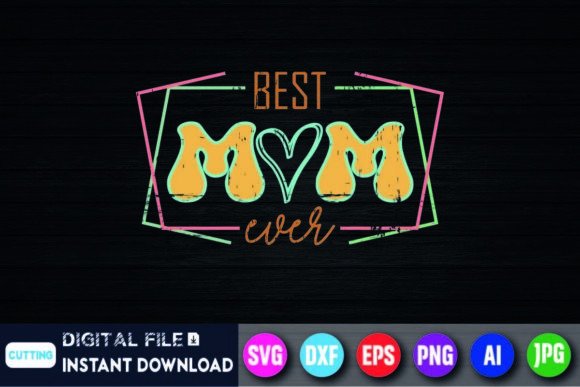 Download Mother's Day Best Mom Ever Groovy Shirt - Groovy Collection