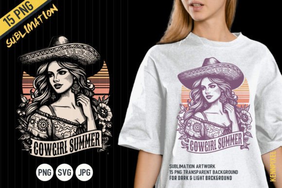 Download Cowgirl Summer Shirt SVG PNG - Summer shirt svg Collection